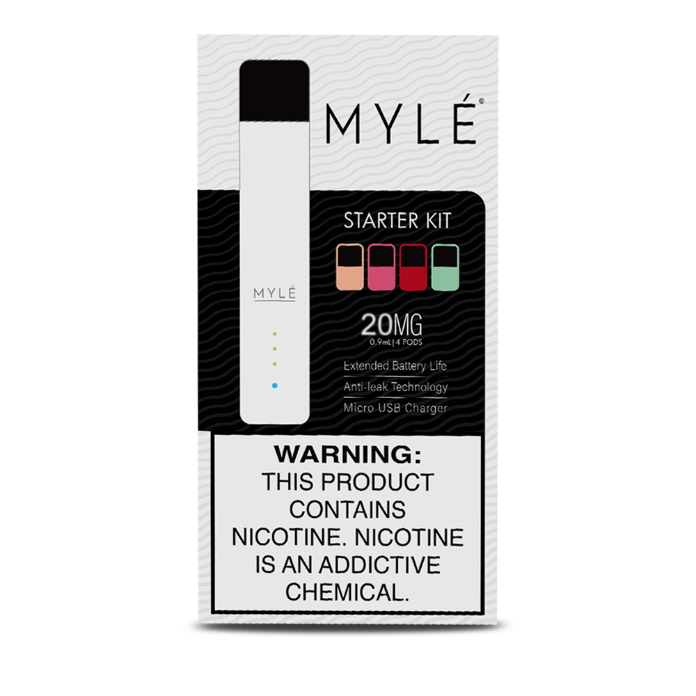 

MYLE V4 Basic Pod Kit with 4 cartridges, Elite White