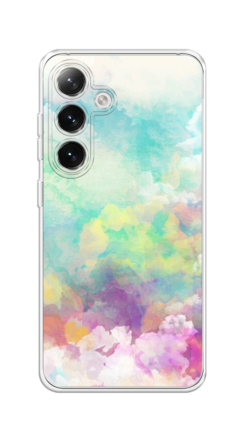 

Чехол на Samsung Galaxy S24 "Воздушное небо", Белый;голубой;розовый;желтый, 2109050-1