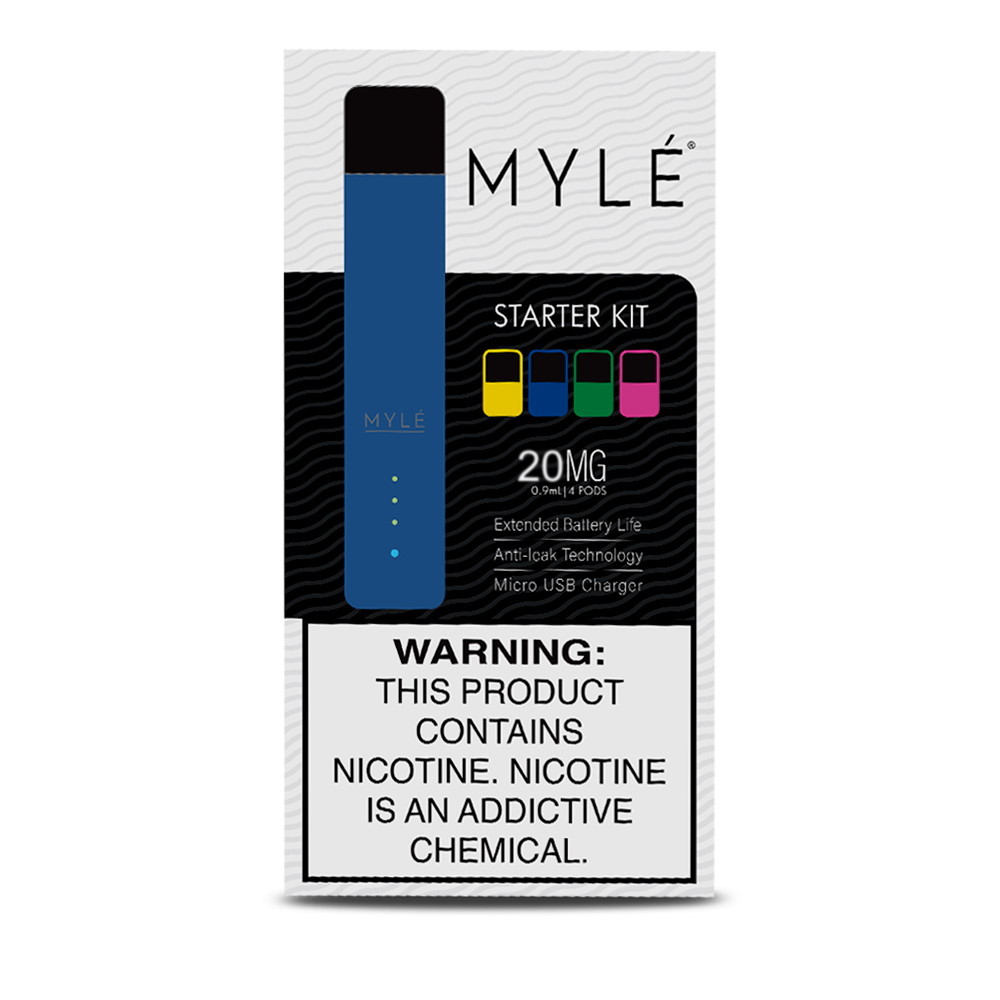 

MYLE V4 Basic Pod Kit with 4 cartridges, Royal Blue