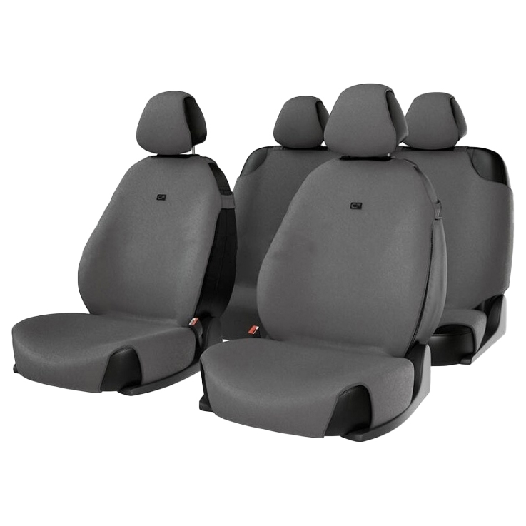 

Авточехлы (майка) полиэстер св.серые (7 предм.) Forum CARFASHION
