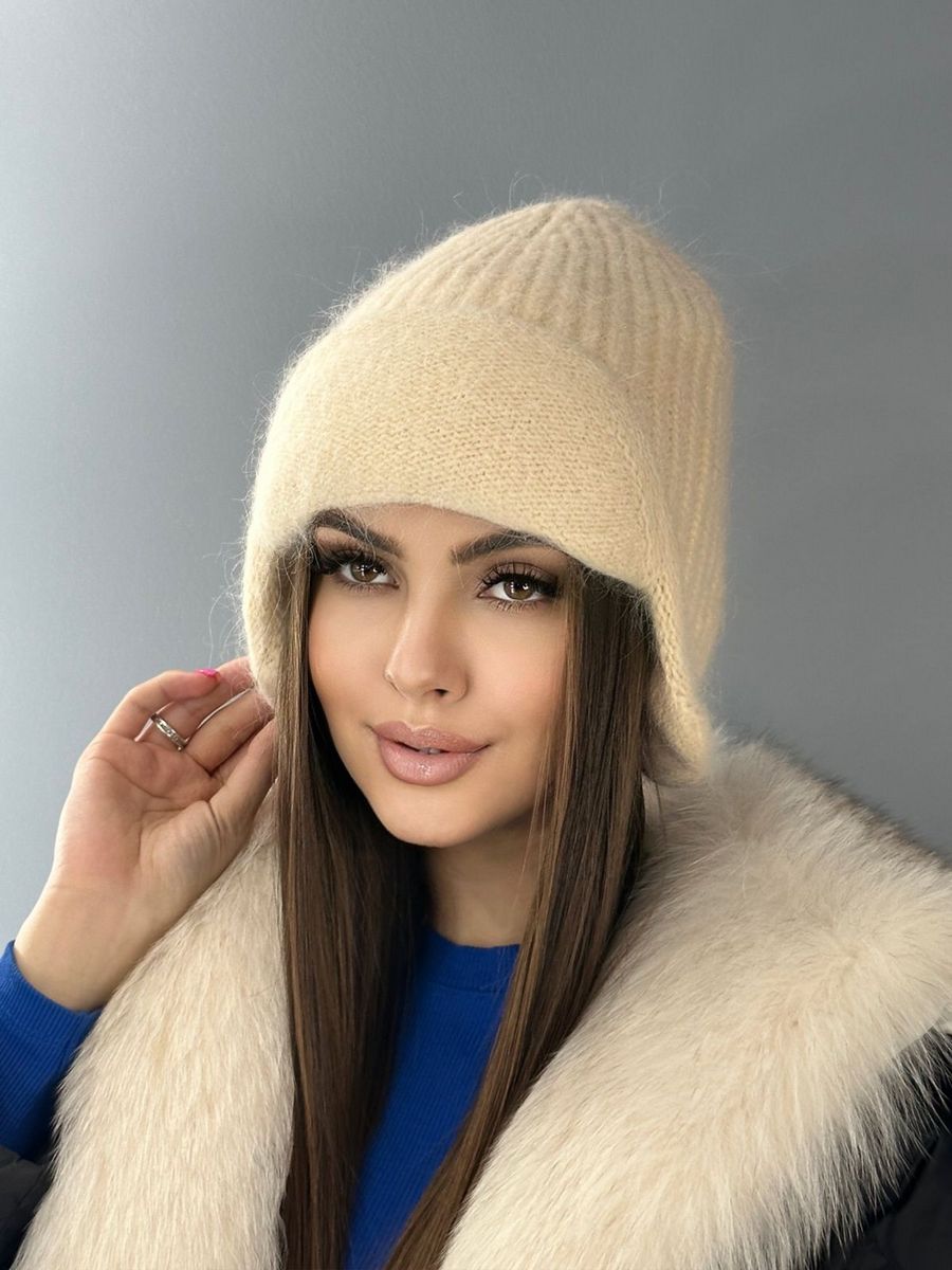Шапка женская Louren Wilton Ш-2023-4 бежевая one size