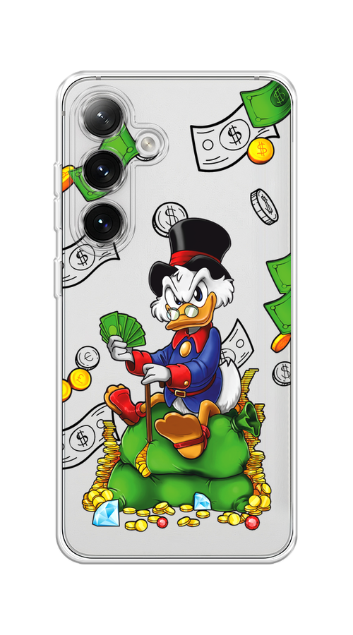 

Чехол на Samsung Galaxy S24 "Scrooge Richness", Черный;синий;зеленый, 2109050-1