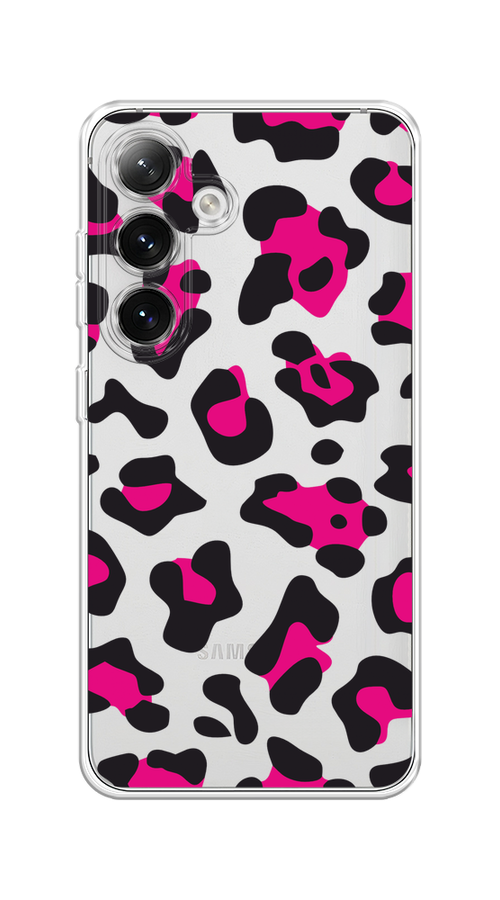 

Чехол на Samsung Galaxy S24 "Pink cow spots", Черный;розовый, 2109050-1