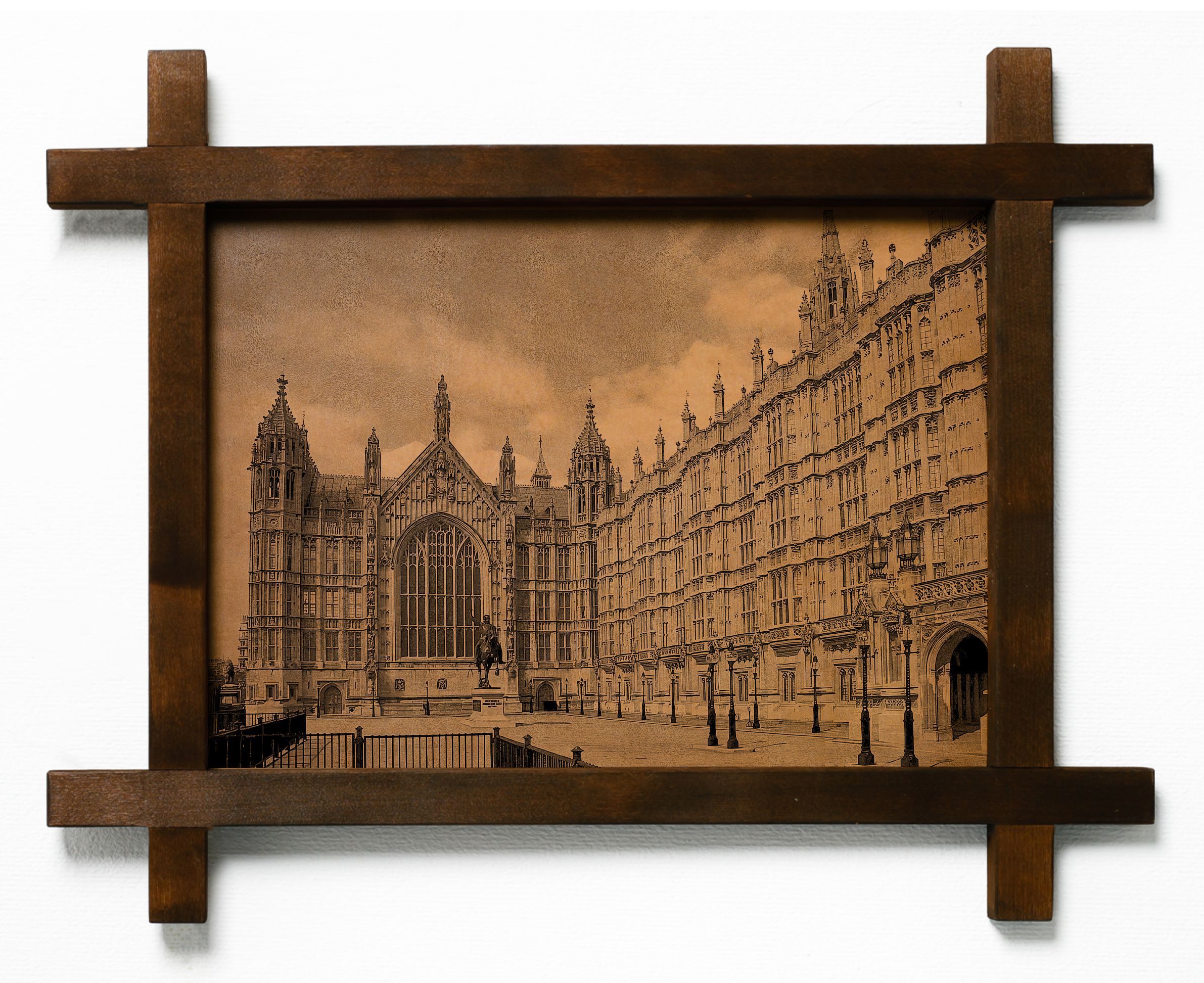 

Картина BoomGift Вестминстерский дворец, Англия, гравировка на натуральной коже, 457