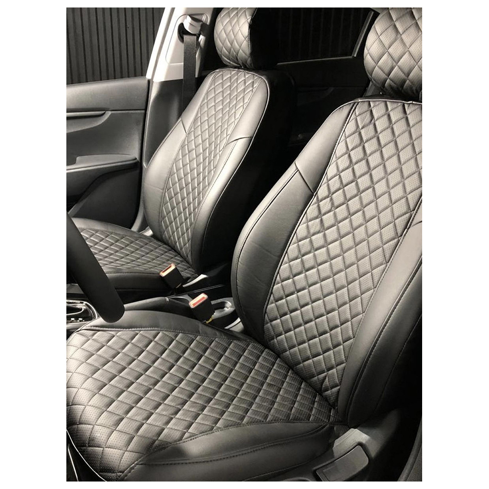 

Авточехлы NISSAN X-Trail Т32 (15-) экокожа черные комплект PANDORA-A