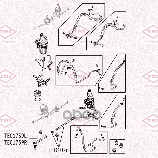 

Наконечник Рулевой Тяги R TMI TATSUMI арт. TEC1739R