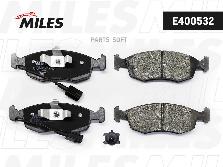 

Колодки тормозные FIAT 500 09-/PUNTO 09-12 передние LowMetallic 1шт MILES E400532