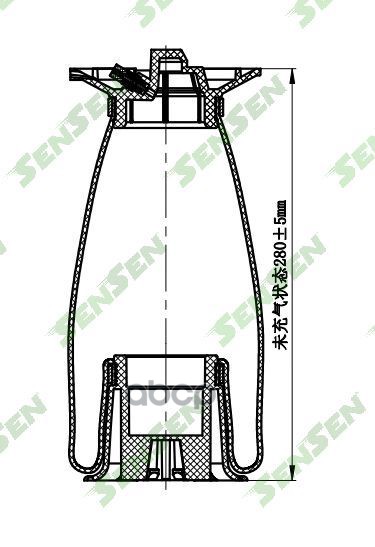 

Пневмобаллонподвескиbmwminirre612004-2010Re Sensen SAR016