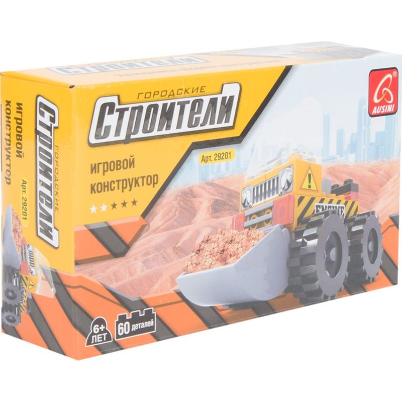 

Конструктор Ausini Строители 60 дет.