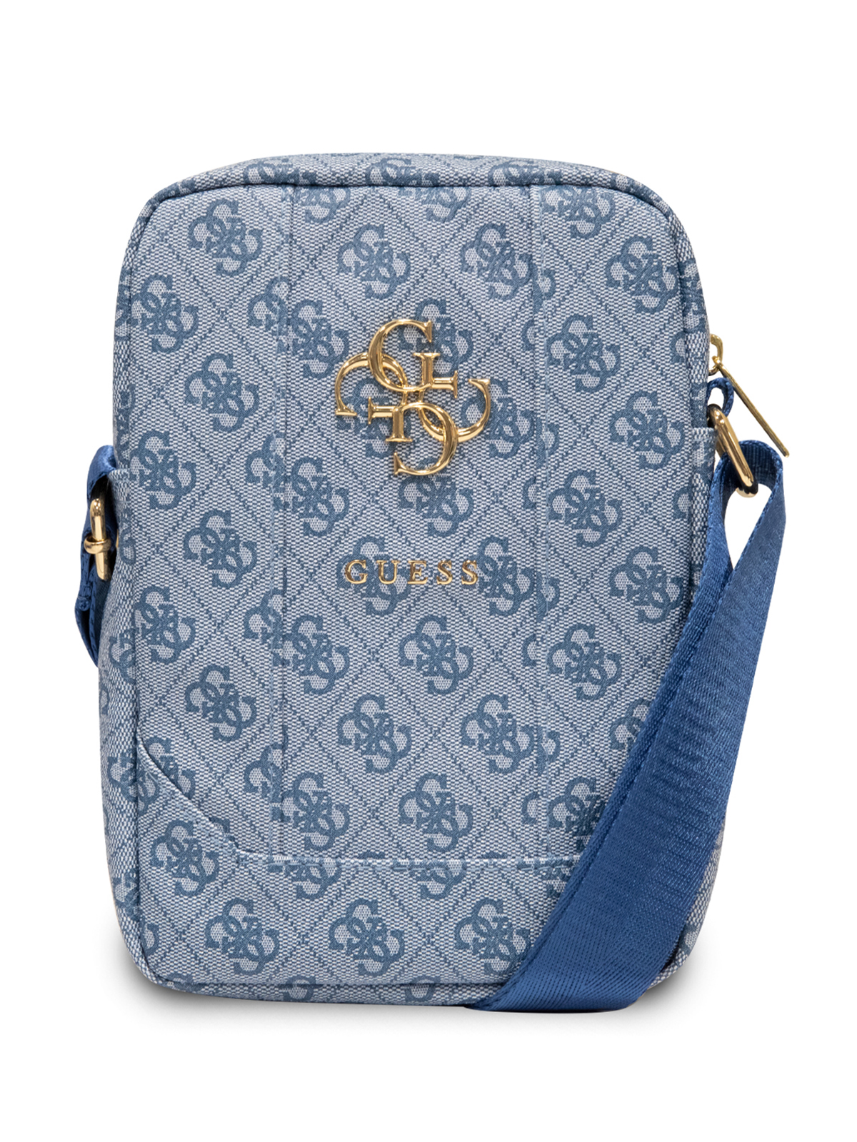 Сумка Guess для планшетов 8" 4G Bag with Big metal logo Blue голубой