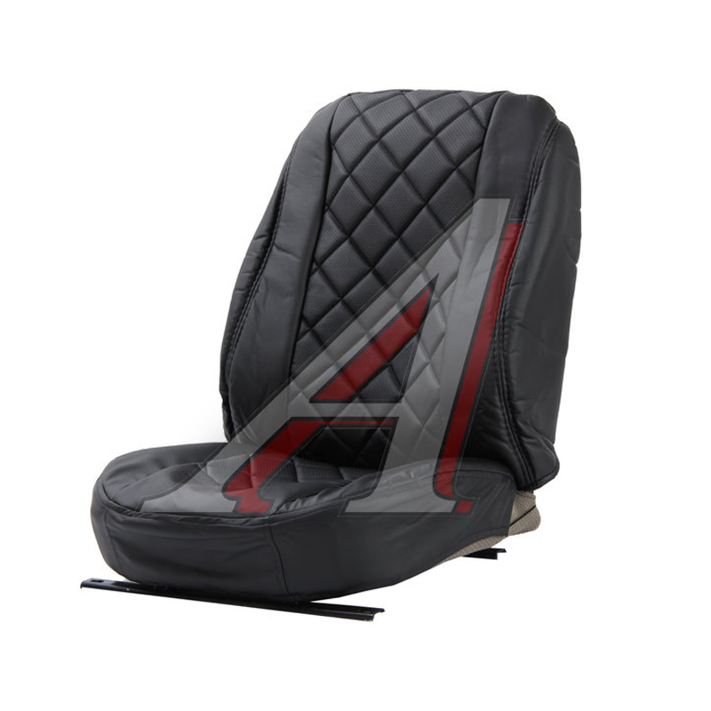 

Авточехлы универсальные экокожа черные комплект Centurion Brevon PANDORA-A, Черный