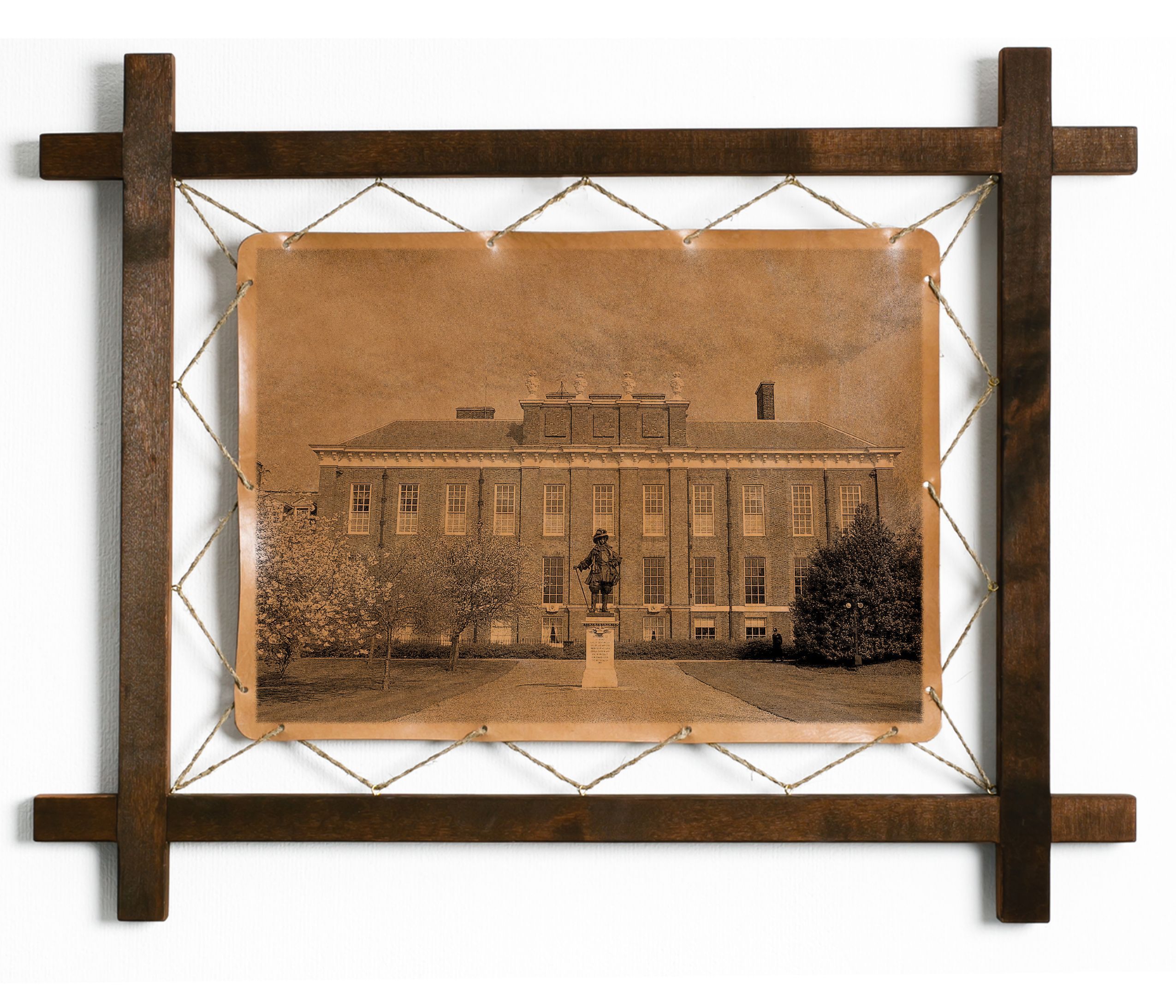 

Картина BoomGift Кенсингтонский дворец, Лондон, гравировка на натуральной коже, 467