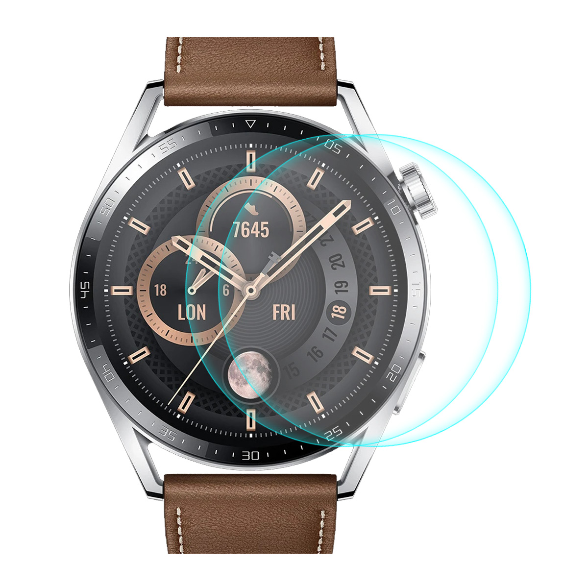 

Защитное стекло 0.2мм для Huawei Watch GT 3 46мм, Прозрачный, 680800539