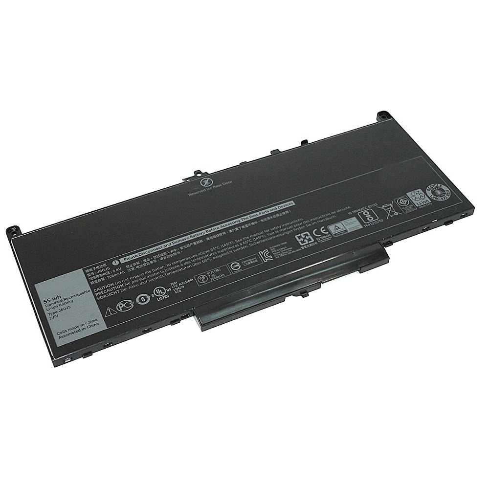 Аккумуляторная батарея для ноутбука Dell Latitude 12 E7270/E7470 ( J60J5) 7,6V