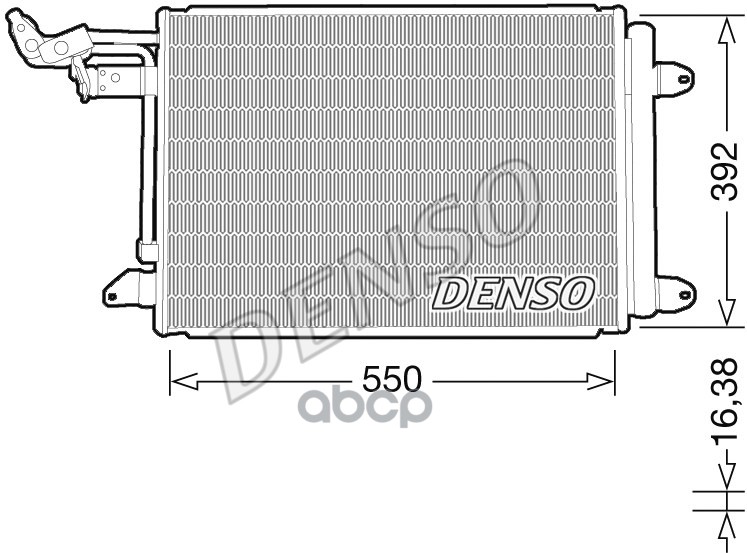 

Радиатор кондиционера AUDI: A3 (8P1) 1.2-3.2i/TDi/FSi/TFSi/V6 03-13 SEAT: ALTEA (5P1) 1.2-