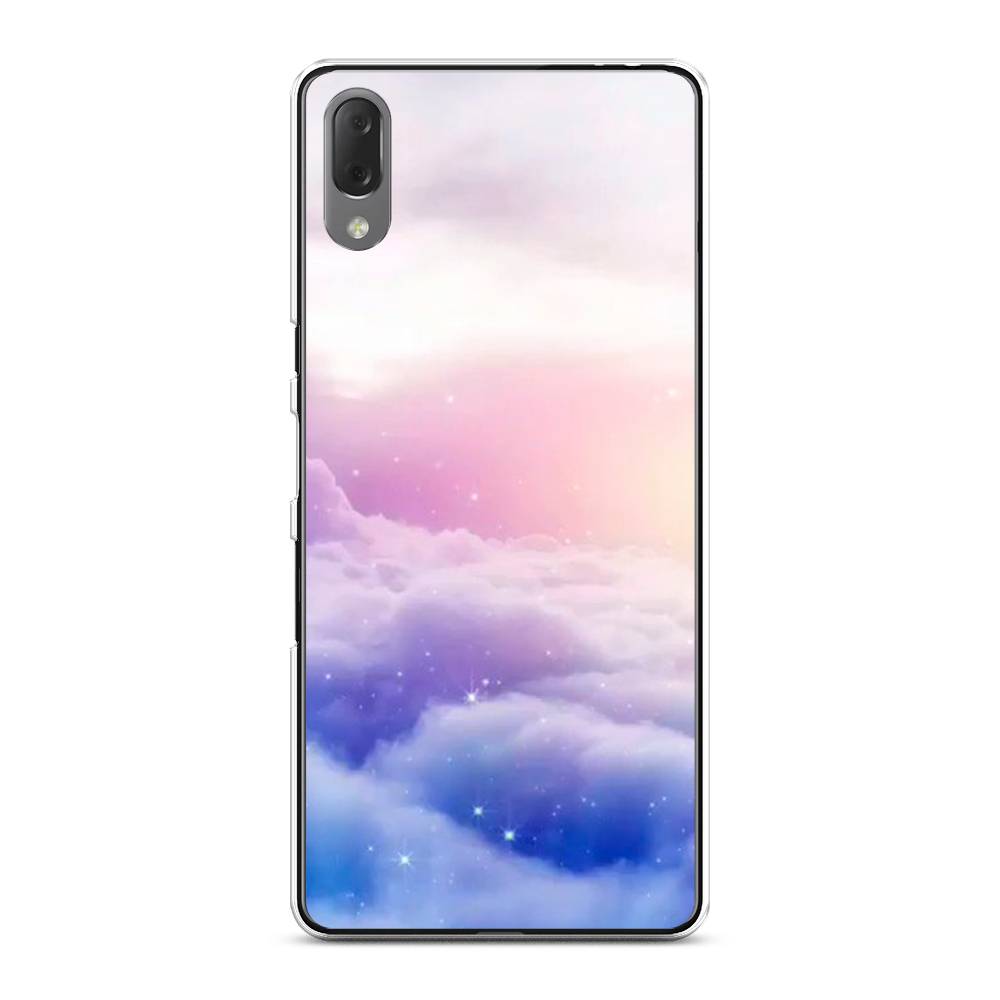 

Чехол на Sony Xperia L3 "Небеса", Голубой;белый;розовый, 54450-2