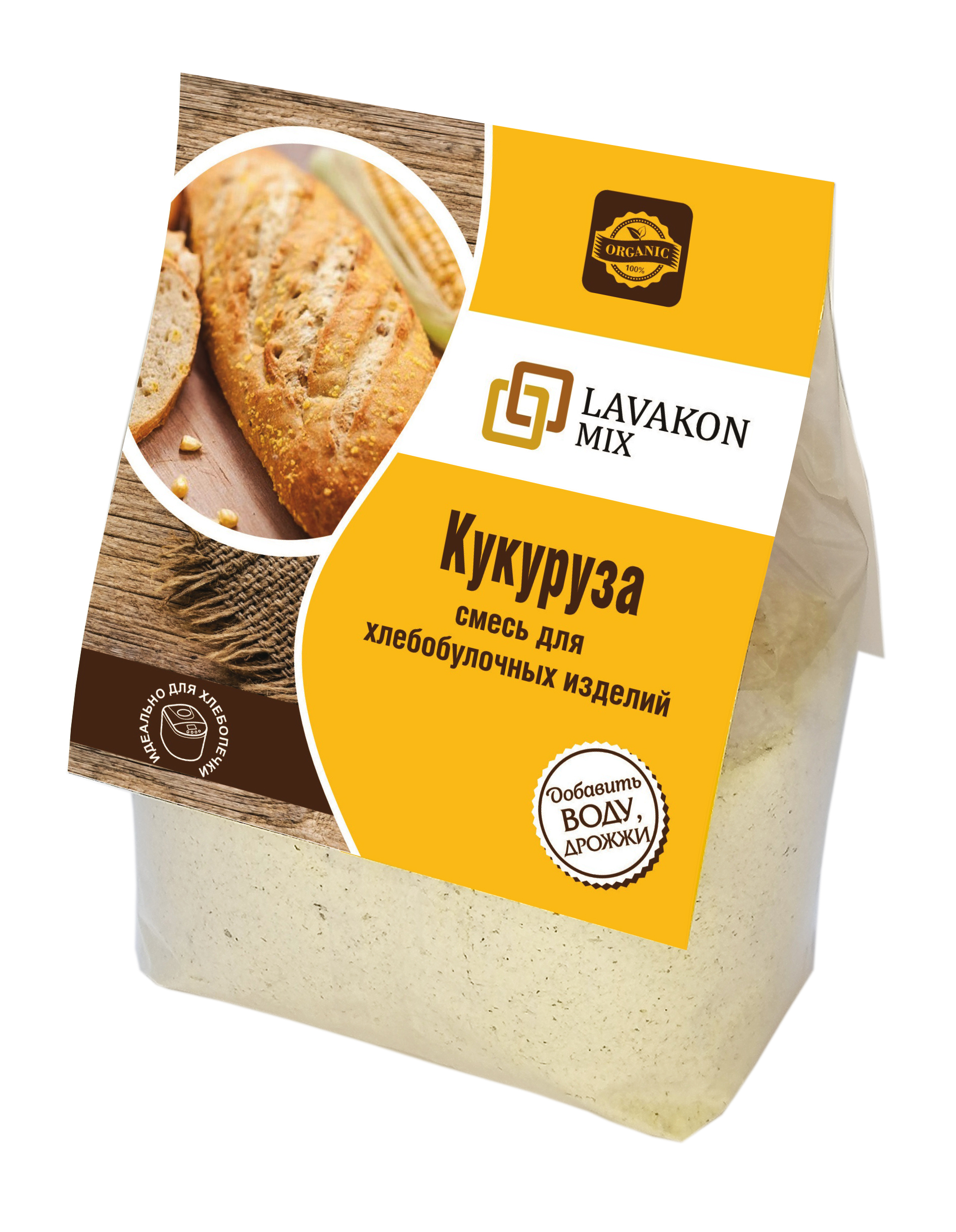 

Смесь для выпечки LAVAKONMIX Кукурузный хлеб 450 г
