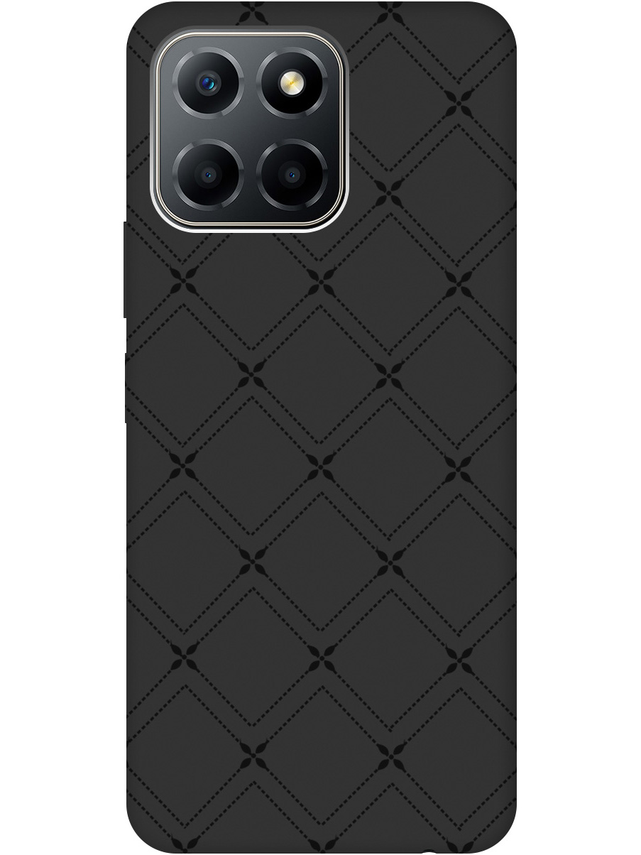 

Силиконовый чехол на Honor X6 / X8 5G с рисунком "Стильные линии" Soft Touch черный, 20000880
