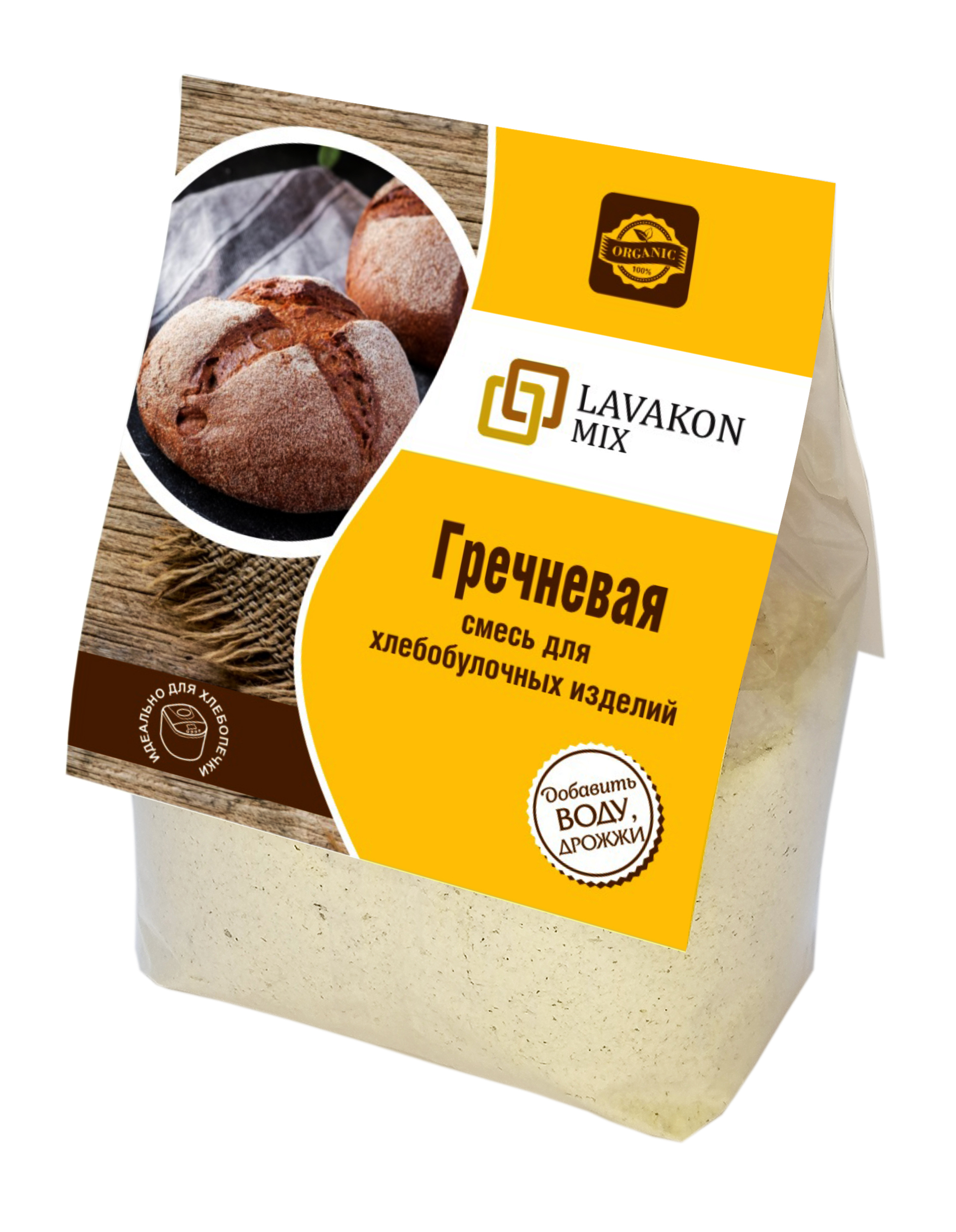 

Смесь для выпечки LAVAKONMIX Гречневый хлеб