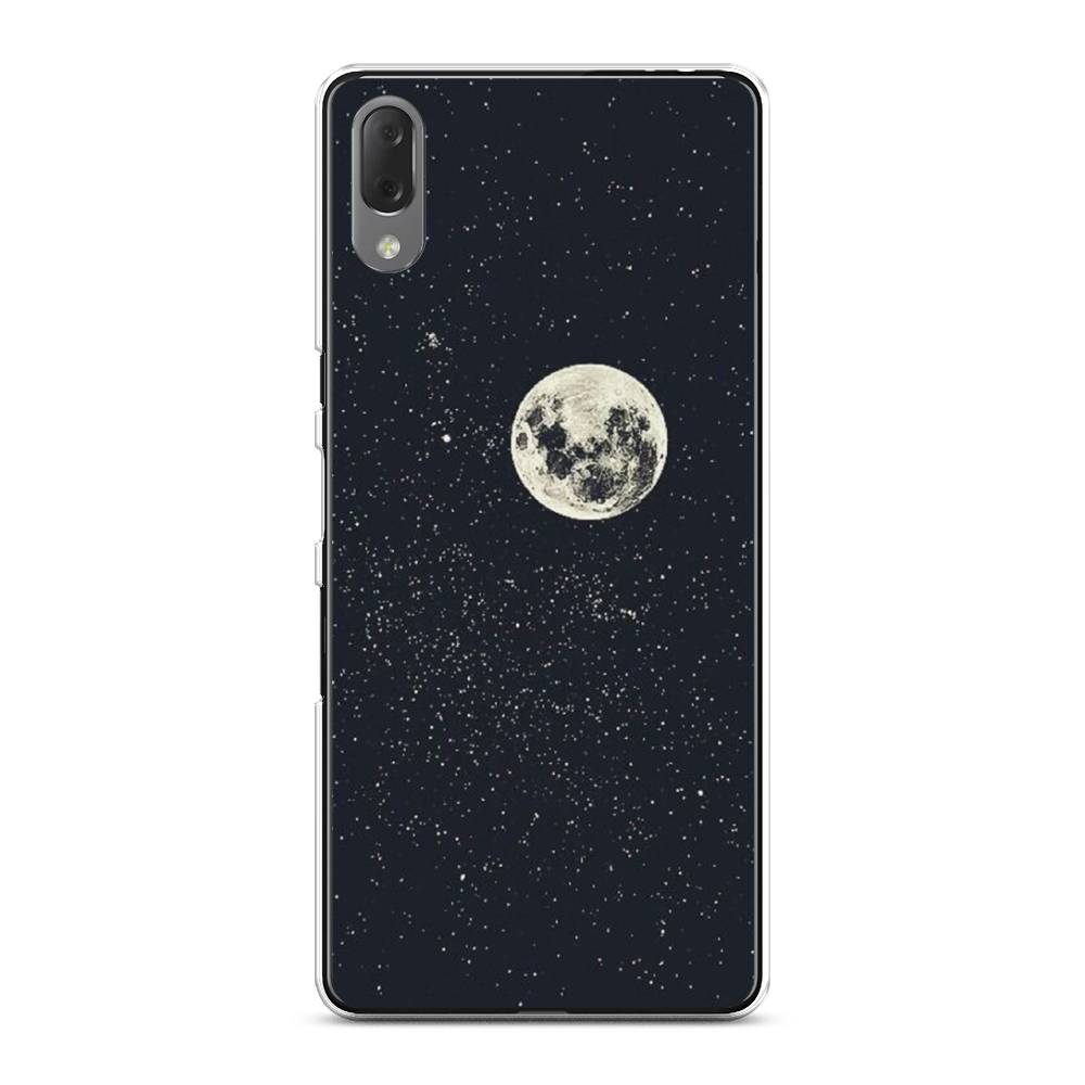 

Чехол на Sony Xperia L3 "Полнолуние", Красный, 54450-2