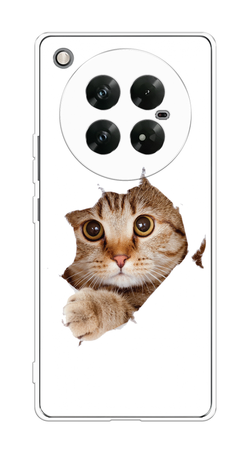 

Чехол на Infinix Zero 40 5G "Кот и бумага", Белый;коричневый, 3106650-1