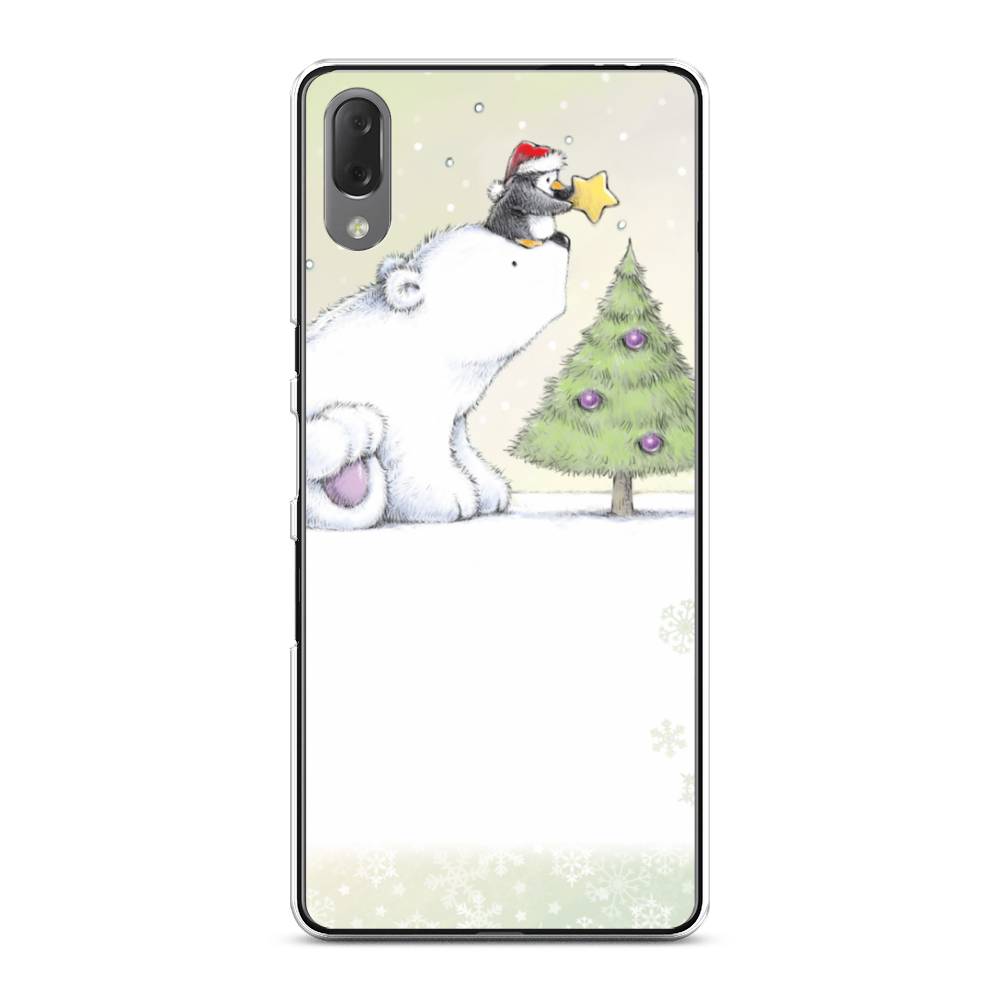

Чехол на Sony Xperia L3 "Украшение елки", Белый;бежевый, 54450-5