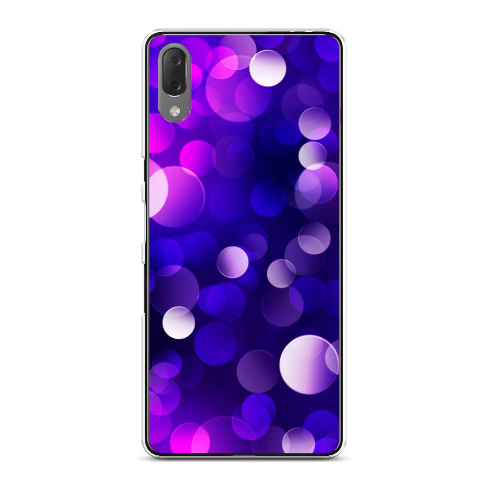 

Чехол на Sony Xperia L3 "Абстракция 27", Фиолетовый, 54450-3