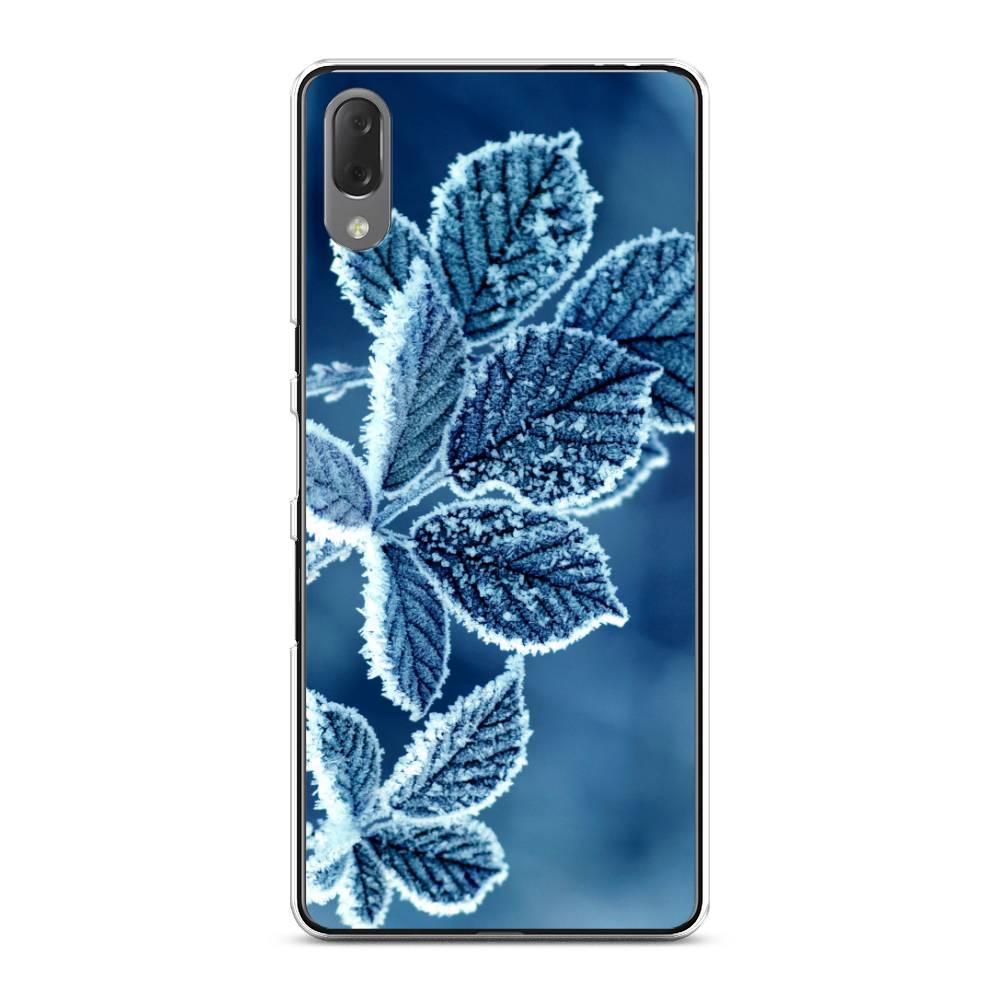 

Чехол на Sony Xperia L3 "Зима 6", Голубой;белый, 54450-2