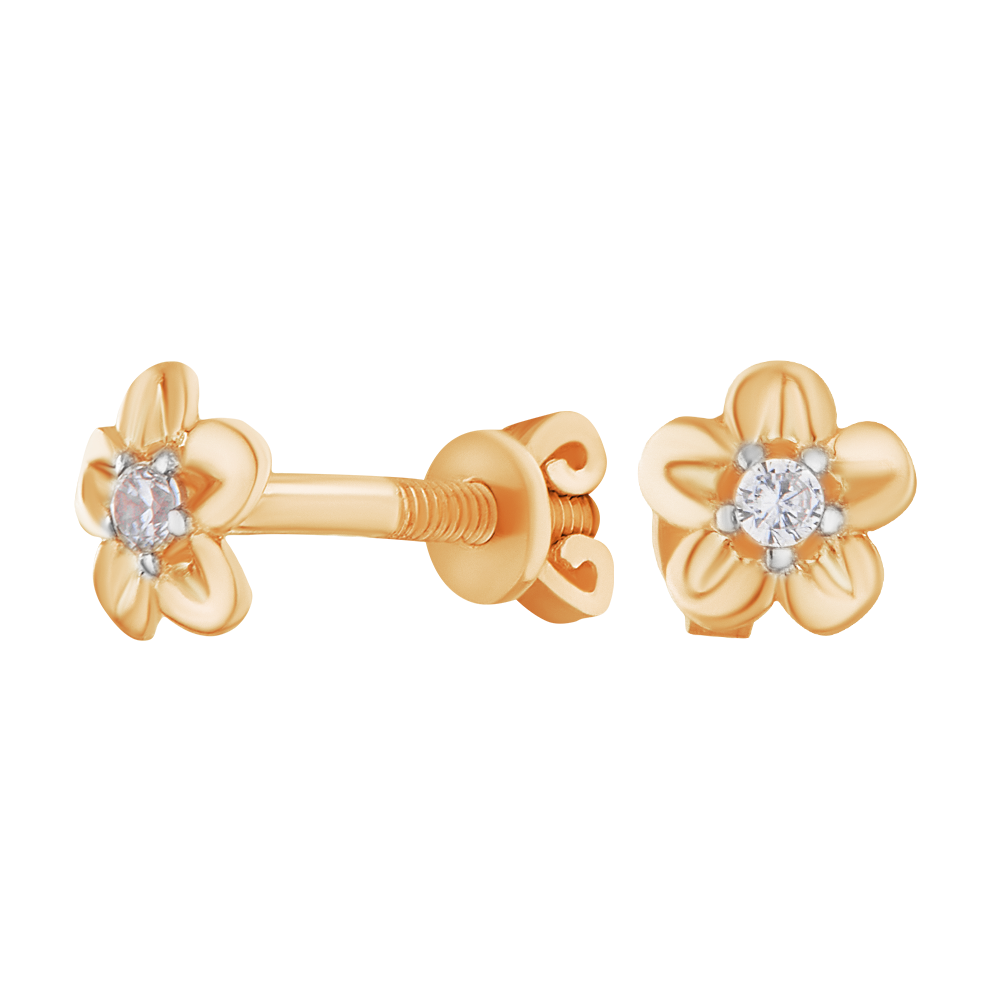 Серьги золотые 