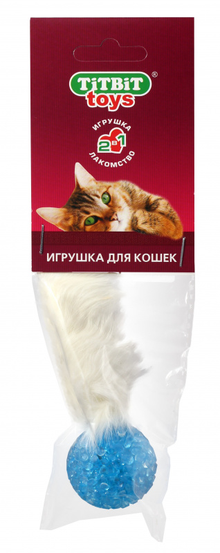 

Лакомство-игрушка Titbit для кошек, хвост кроличий, мягкая упаковка (35шт в уп) 12 гр
