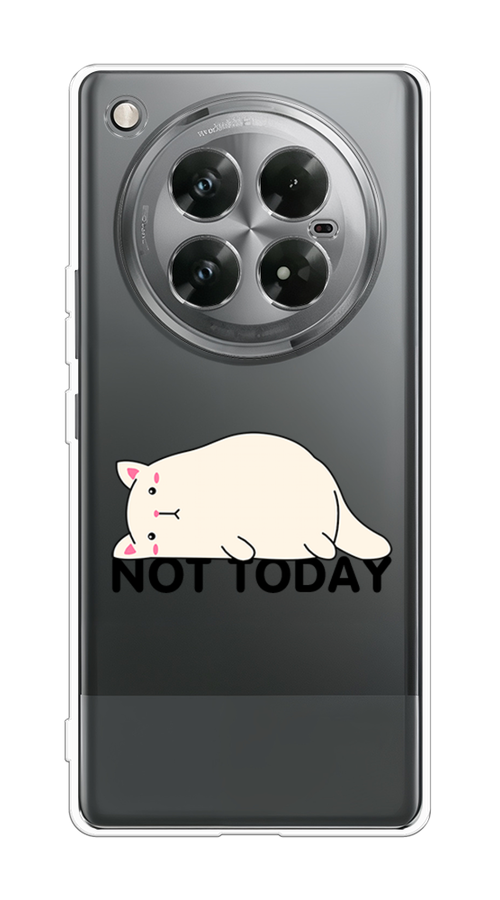 

Чехол на Infinix Zero 40 5G "Cat not today", Белый;розовый;черный, 3106650-1