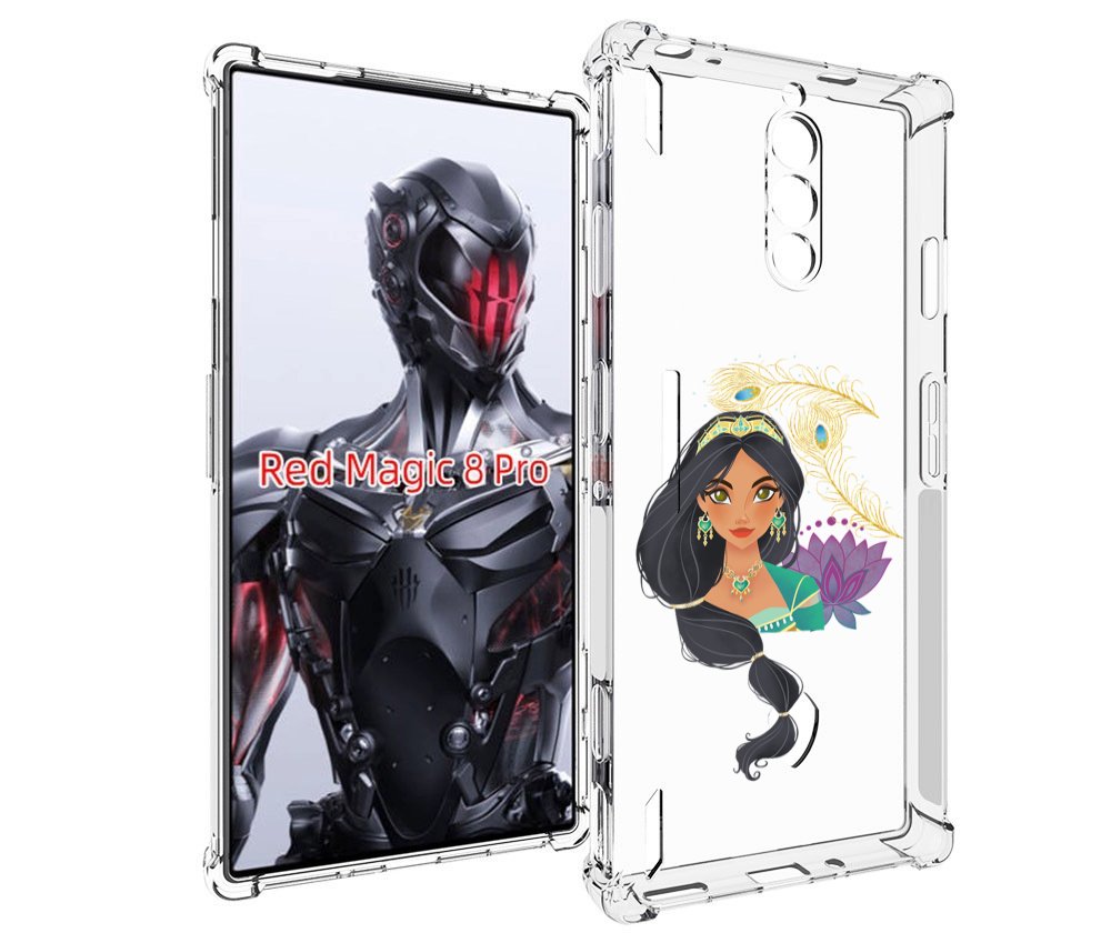 Чехол MyPads принцесса-из-алладина женский для ZTE Nubia Red Magic 8 Pro / Red Magic 8 ...
