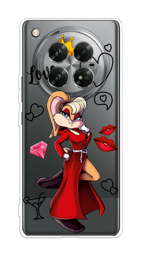 

Чехол на Infinix Zero 40 5G "Rich Lola Bunny", Красный;бежевый;оранжевый, 3106650-1