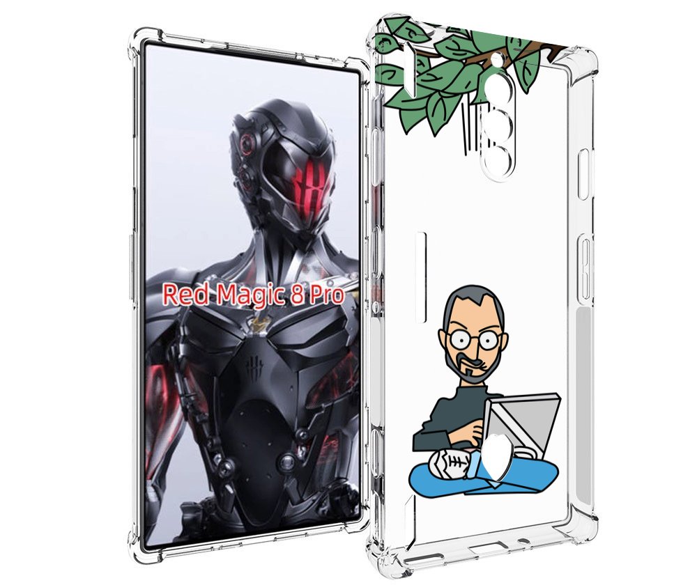 Чехол MyPads программист для ZTE Nubia Red Magic 8 Pro / Red Magic 8 Pro Plus