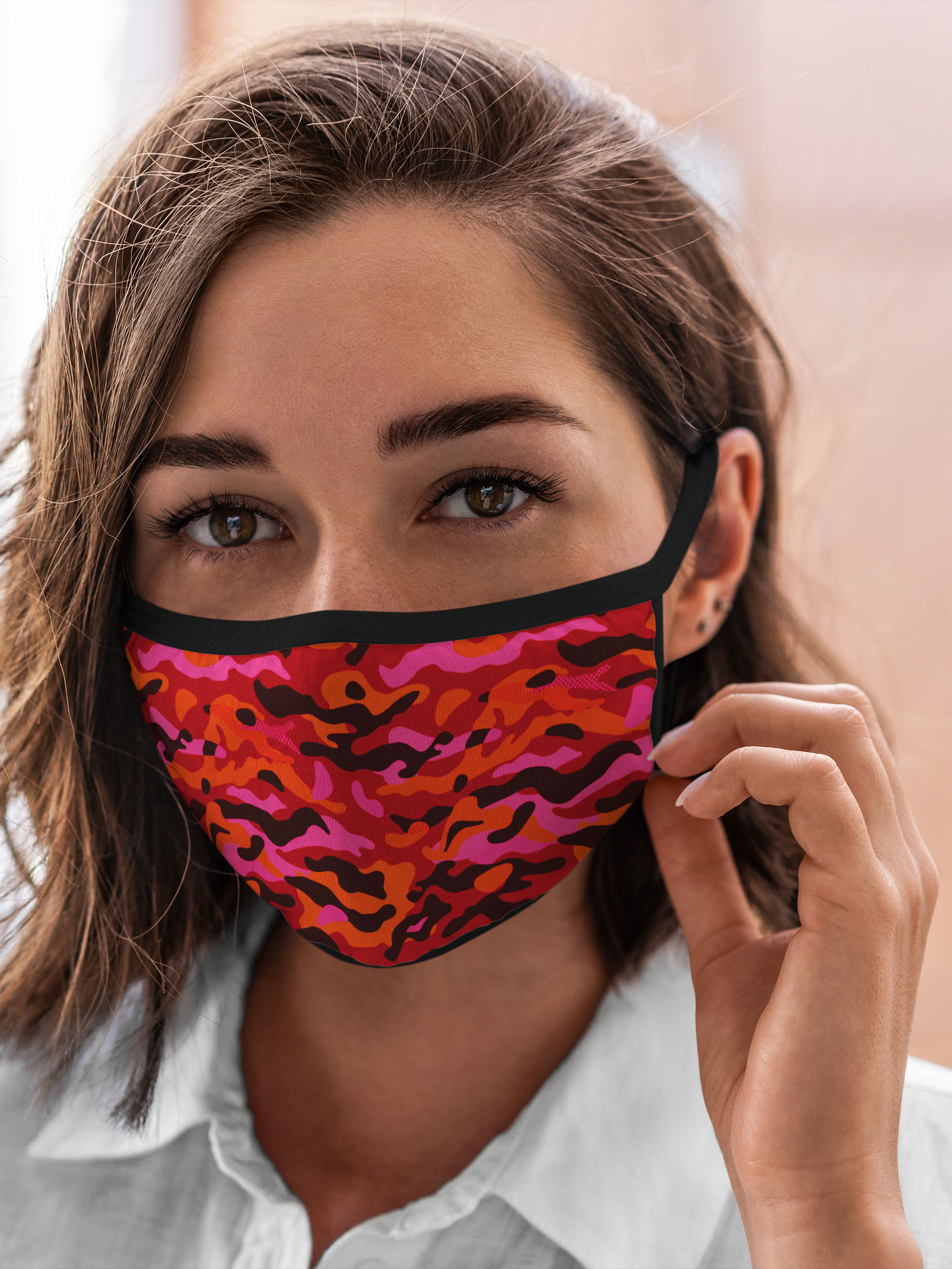 

Многоразовая маска унисекс Burnettie Милитари Camouflage Red, Разноцветный, Милитари Camouflage Red
