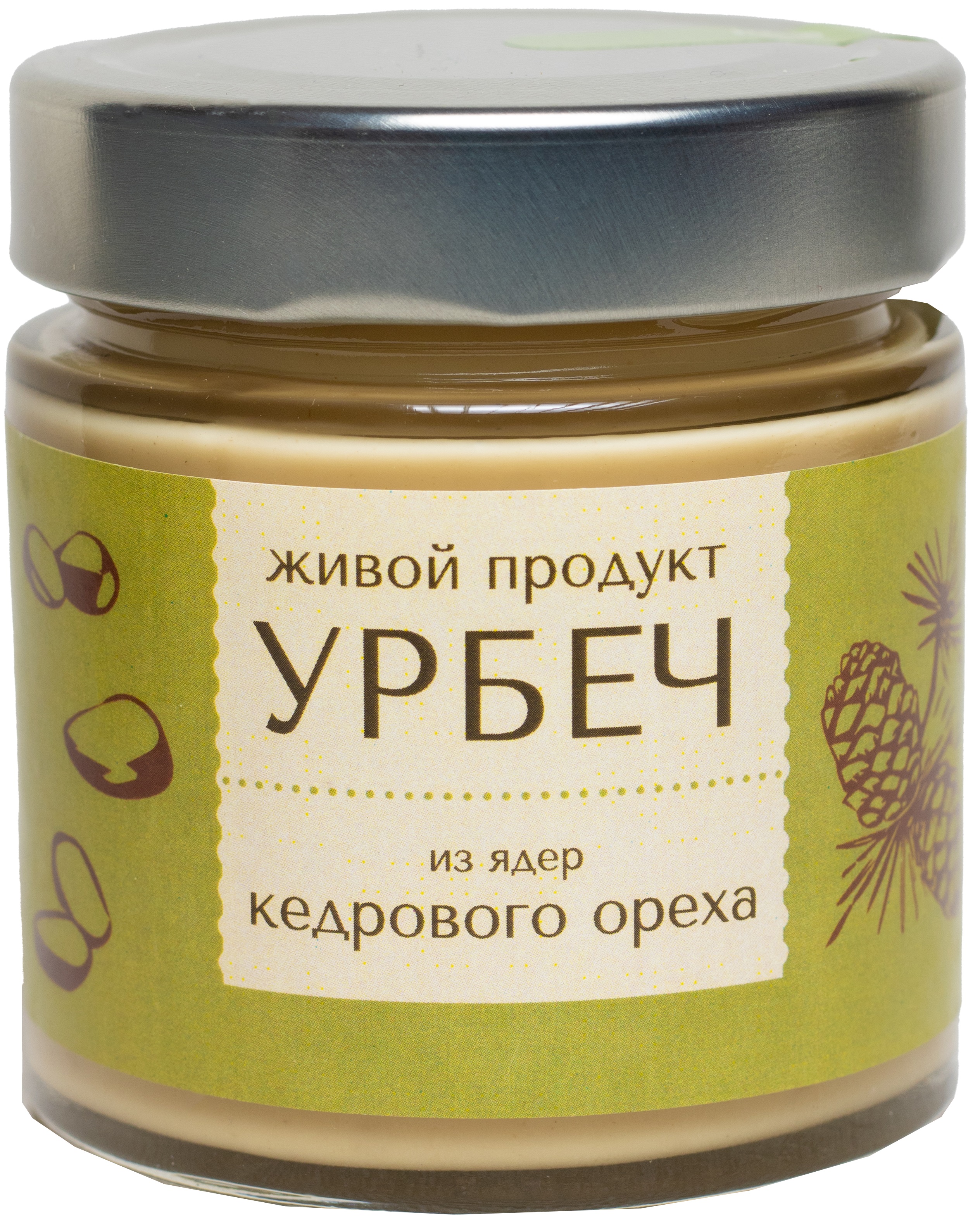 Урбеч Живой продукт из ядер кедрового ореха 200 г 1306₽