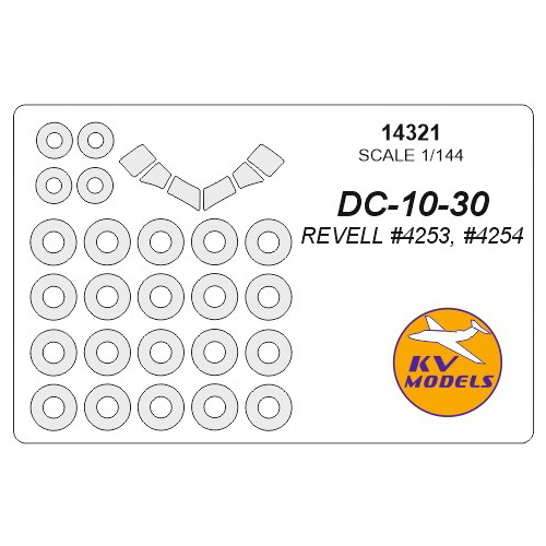 

Окрасочная маска KV Models 1/144 DC-10-30 + маски на диски и колёса