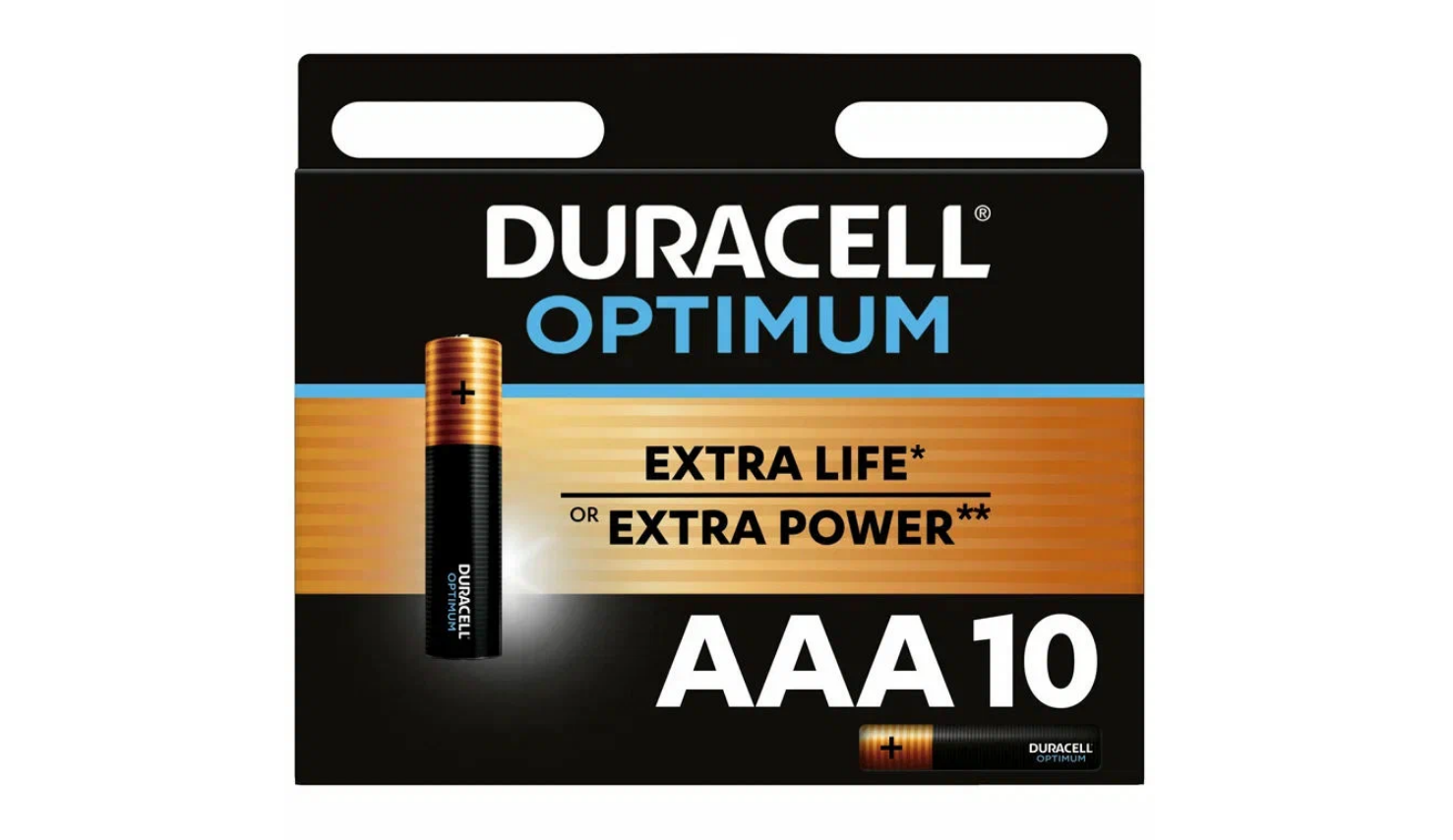 

Батарейка DURACELL OPTIMUM 1.5 В, LR03 BP10, 15474