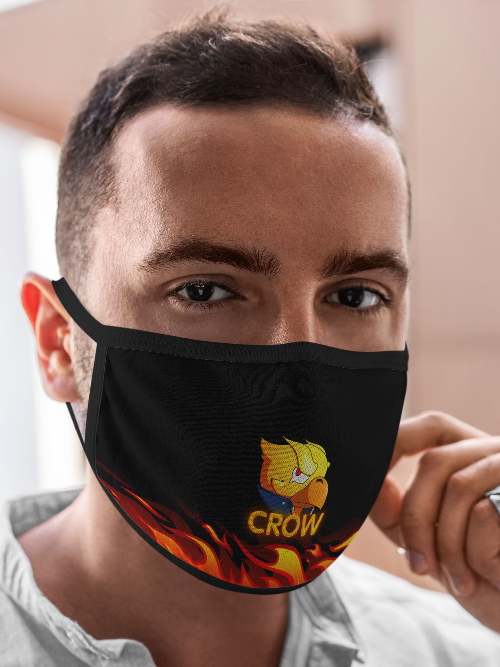 

Многоразовая маска унисекс Burnettie Brawl Stars Crow, Разноцветный, Brawl Stars Crow