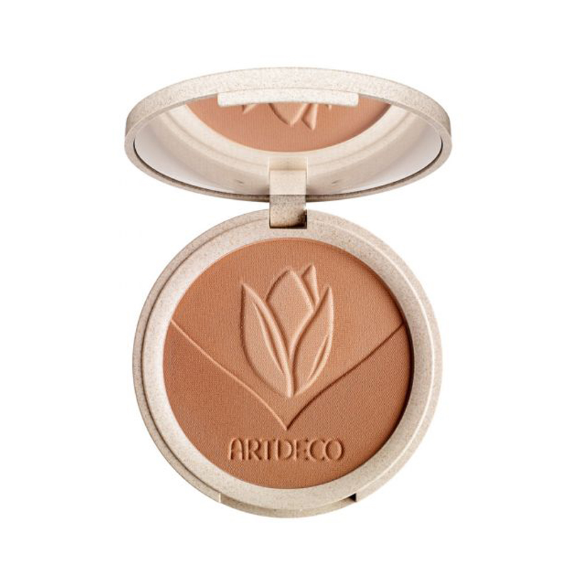 фото Пудра бронзирующая натуральная artdeco green couture natural skin bronzer т.3