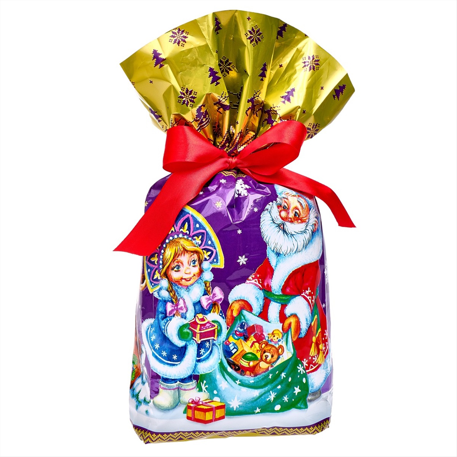 Сладкий новогодний подарок Панна-Котик в пакетике, 495 г