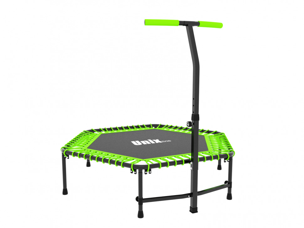 Батут UNIX Fitness 130 см, green