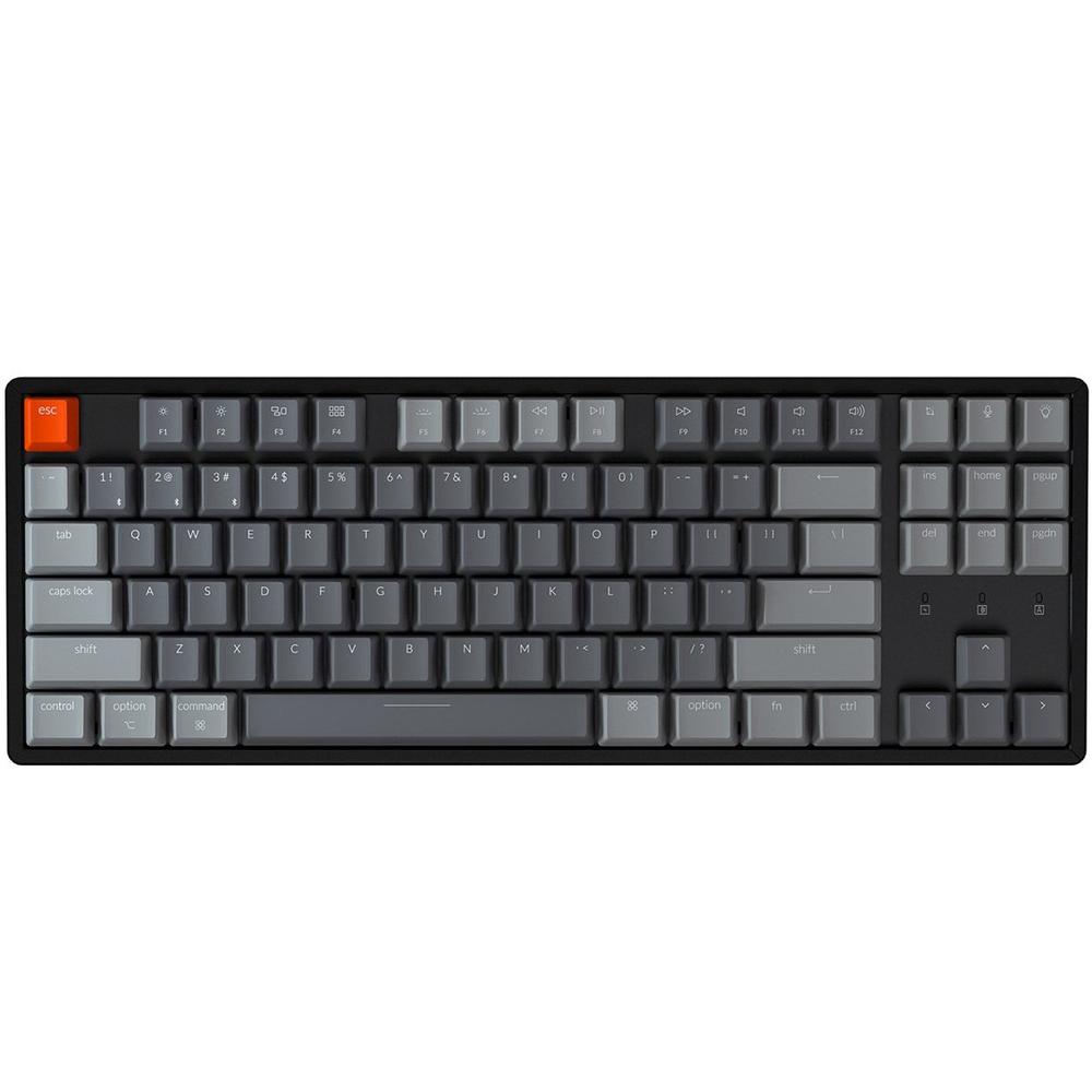 Беспроводное/проводное Нет Беспроводная механическая клавиатура Keychron K8 black (K8G2)