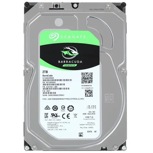 

Внутренний жесткий диск Seagate Жесткий диск Original ST2000DM005, металлический (ST2000DM