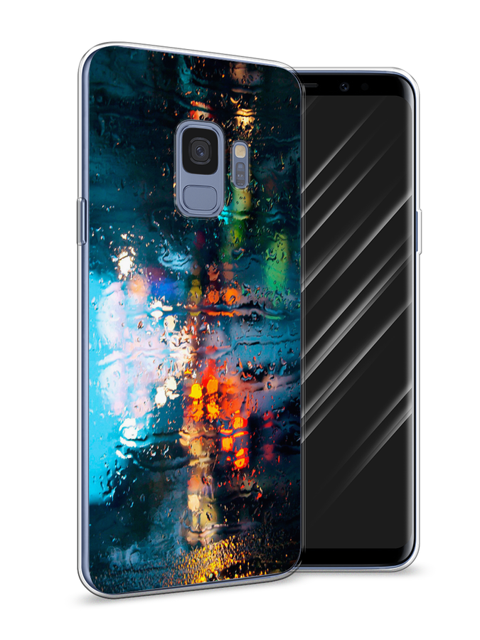 

Чехол Awog на Samsung Galaxy S9 "Абстракция 28", Голубой, 25750-3