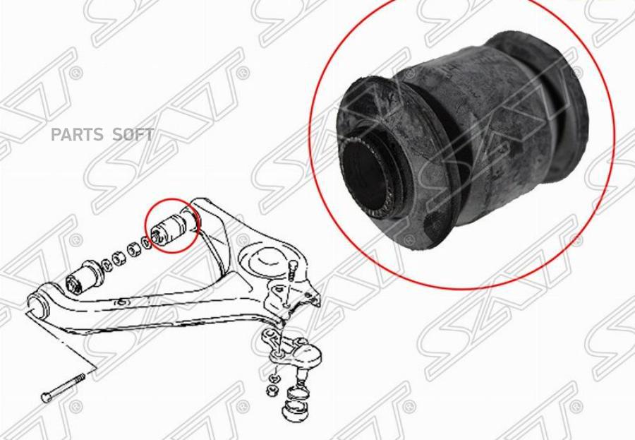 

SAT ST-09319-14007 Сайлентблок задний переднего верхнего рычага SUZUKI VITARA/ESCUDO 89-98