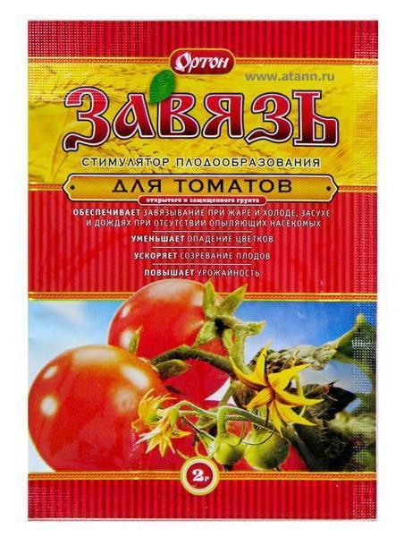 фото Стимулятор плодообразования завязь для томатов 2 гр. зеленая аптека садовода