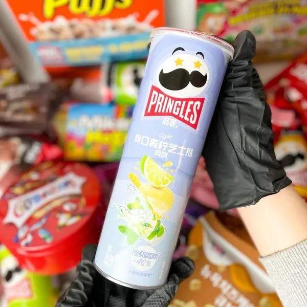 

Японские чипсы Pringles со вкусом г Лайм с соусом Тарт сливочный, 115 г