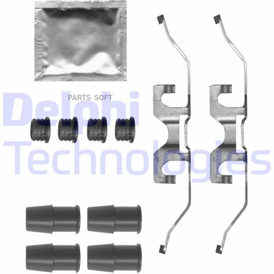 

DELPHI LX0694 Пружины прижимные дисковых колодок с пыльниками к-т.FORD перед. 1шт