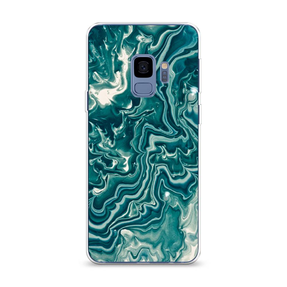 

Чехол Awog на Samsung Galaxy S9 "Минералы 4", Голубой, 25750-3